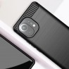 Husa Carcasa spate pentru Xiaomi Mi 11 , Tpu Carbon Design, Neagra