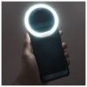 Lampa circulara selfie Ring LED Light pentru telefon - Negru
