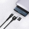 Adaptor Mini Hub, Type-C la USB, Type-C si Micro SD(US-SJ491), Usams - Dark Grey
