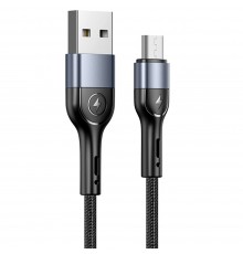 Cablu de date USB la Micro USB, Incarcare rapida 2A, 1M, Usams U55 - Negru