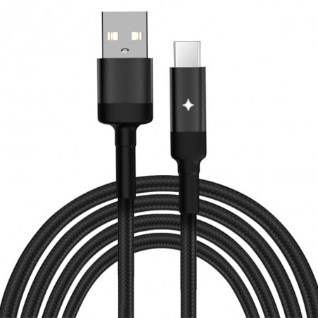 Cablu de date USB la Type-C, 2.4A, 1.2M, Yesido (CA-28) - Negru