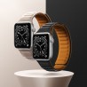 Curea magnetica smartwatch Apple Watch 1 / 2 / 3 / 4 / 5 / 6 / 7 / SE (42 mm / 44 mm / 45 mm), Techsuit - Orange