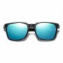 Ochelari soare cu protectie UV (MM92), Techsuit - Matte Black / Ice Blue