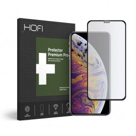 Folie Protectie Ecran iPhone 11 Pro Max / iPhone XS Max - Hofi Hybrid Glass Black
