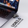 Stick Memorie rotabil USB 3.0, High Speed, 128GB, Usams - Negru