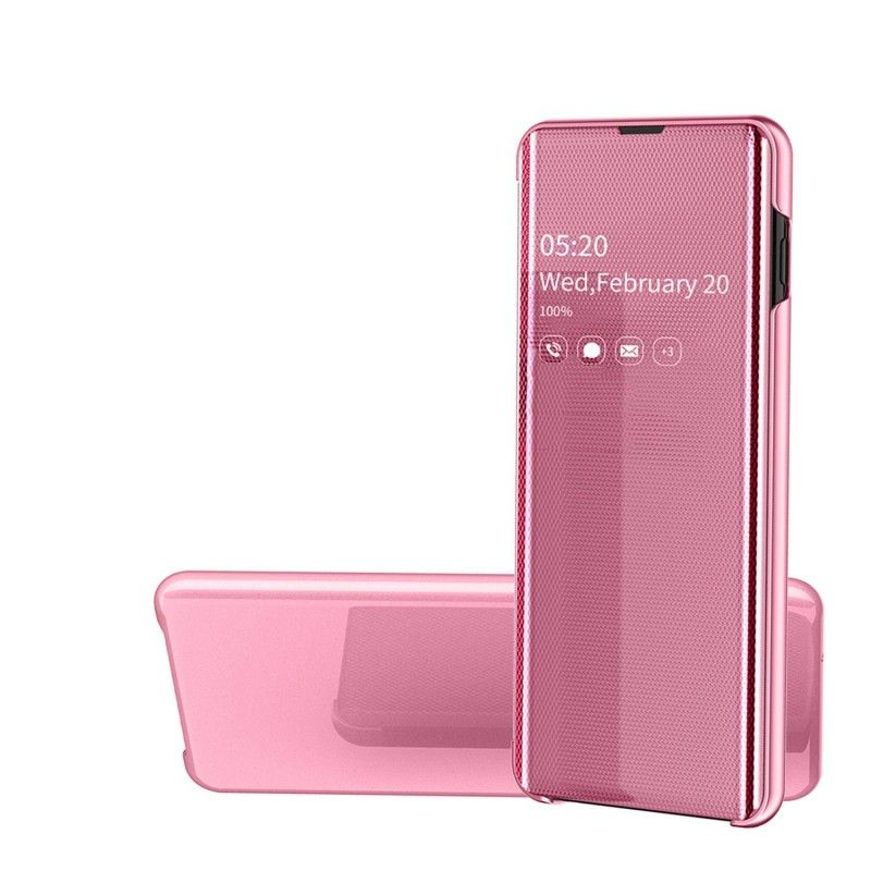 Husa Samsung S8 - Noul Design Flip Mirror Clear View Tip Carte