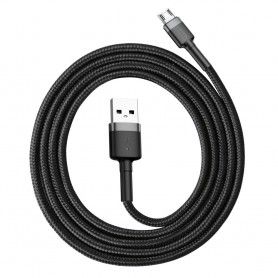 Cablu de date - Baseus Cafule Micro-usb 50cm Grey/black Baseus - 3