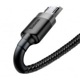 Cablu de date - Baseus Cafule Micro-usb 50cm Grey/black Baseus - 4