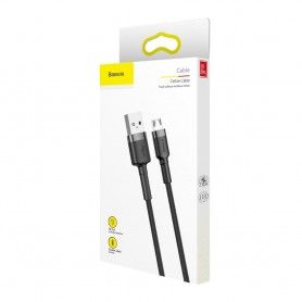 Cablu de date - Baseus Cafule Micro-usb 50cm Grey/black Baseus - 8