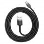 Cablu de date - Baseus Cafule Micro-usb 100cm Grey/black Baseus - 3
