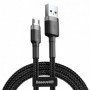 Cablu de date - Baseus Cafule Micro-usb 200cm Grey/black Baseus - 1
