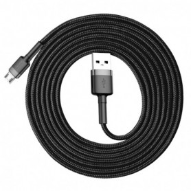 Cablu de date - Baseus Cafule Micro-usb 200cm Grey/black Baseus - 4