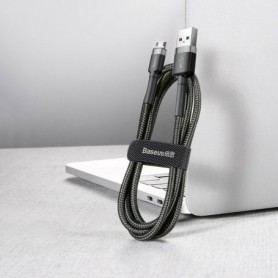 Cablu de date - Baseus Cafule Micro-usb 200cm Grey/black Baseus - 6