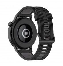 Curea Samsung Galaxy Watch (46mm) / Watch 3 / Gear S3, Huawei Watch GT / GT 2 / GT 2e / GT 2 Pro / GT 3 (46 mm) - Negru