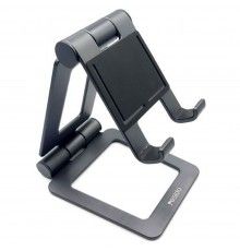 Suport Birou Telefon - Techsuit Adjustable Tablet / Watch Aluminium Stand (RX-2010) - Negru
