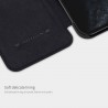 Husa Flip tip carte iPhone 12 / 12 Pro - Qin Leather, Nillkin, Neagra