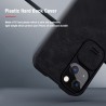 Husa Flip tip carte iPhone 13 - Qin Leather, Nillkin, Rosu