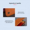 Husa Flip tip carte iPhone 13 Pro - Qin Leather, Nillkin, Albastra