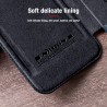Husa Flip tip carte iPhone 13 Pro Max - Qin Leather, Nillkin, Neagra