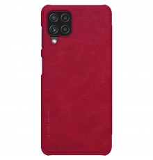 Husa Flip tip carte Samsung Galaxy A22 4G - Qin Leather, Nillkin, Rosu
