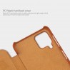 Husa Flip tip carte Samsung Galaxy A22 4G - Qin Leather, Nillkin, Rosu