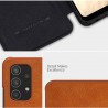 Husa Flip tip carte Samsung Galaxy A32 4G - Qin Leather, Nillkin, Neagra