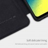 Husa Flip tip carte Samsung Galaxy A72 5G - Qin Leather, Nillkin, Neagra