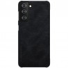 Husa Flip tip carte Samsung Galaxy S21 - Qin Leather, Nillkin, Neagra
