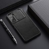 Husa Flip tip carte Samsung Galaxy S22 - Qin Leather, Nillkin, Neagra