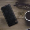 Husa Flip tip carte Xiaomi Mi 11 - Qin Leather, Nillkin, Rosu