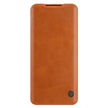 Husa Flip tip carte Xiaomi Poco M3 - Qin Leather, Nillkin, Maro