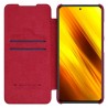Husa Flip tip carte Xiaomi Poco X3 / X3 NFC / X3 Pro - Qin Leather, Nillkin, Maro