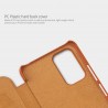 Husa Flip tip carte Xiaomi Redmi Note 10 Pro - Qin Leather, Nillkin, Neagra