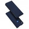 Husa Flip Tip Carte DuxDucis Skin Pro pentru Motorola Moto E7 Power / Moto E7i Power, Navy Blue