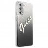Husa carcasa spate Guess Glitter Gradient Script, Samsung Galaxy S21 / S21 5G, Neagra