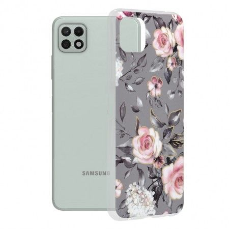 Husa carcasa spate - Marble Series - Samsung Galaxy A22 5G - Bloom of Ruth Gray