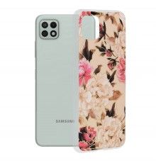 Husa carcasa spate - Marble Series - Samsung Galaxy A22 5G - Mary Berry Nude  - 1