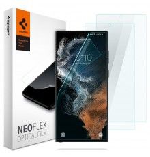 Spigen - Neo Flex (2 pack) - Samsung Galaxy S22 Ultra - Clear  - 1