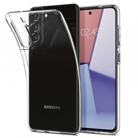Husa Carcasa Spate Spigen - Liquid Crystal - Samsung Galaxy S21 FE - Transparenta