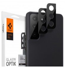 Folie protectie camera Spigen - Optik.TR Camera Glass (2 bucati) - Samsung Galaxy S21 FE - Neagra Spigen - 1