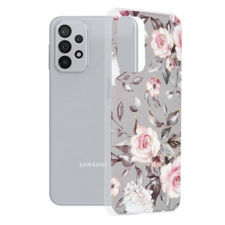 Husa carcasa spate pentru Samsung Galaxy A23 / A23 5G - Marble Series - Bloom of Ruth Gray