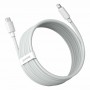 Cablu de Date Type-C la Lightning 20W, 480Mbps, 1.5m (set 2) - Baseus Simple Wisdom (TZCATLZJ-02) - White