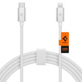 Cablu de Incarcare Type-C la Lightning 2m - Spigen Arcwire (PB2200) - White