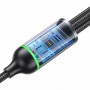 Cablu de Date USB la Type-C, Lightning, Micro-USB 66W - USAMS U80 (US-SJ561) - Black