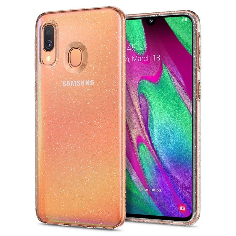Husa Samsung Galaxy A40 - Spigen Liquid Crystal Glitter Crystal Spigen - 1
