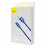 Cablu de Date USB la Lightning 2.4A, 2m - Baseus Crystal Shine (CAJY000103) - Blue