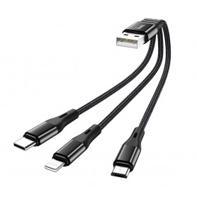 Cablu de date - Baseus X-shaped Type-C 100cm Black