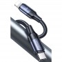 Cablu de Date Type-C la Lightning 20W, PD, Fast Charge, 2m - USAMS U71 (US-SJ522) - Black