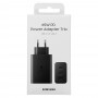 Incarcator Priza 2x Type-C/USB PPS, PD 65W, QC 3.0, AFC, FCP - Samsung (EP-T6530NBEGEU) - Black (Blister Packing)