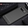 Husa Tpu Carbon Fibre pentru Samsung Galaxy S10+ Plus, Neagra  - 3